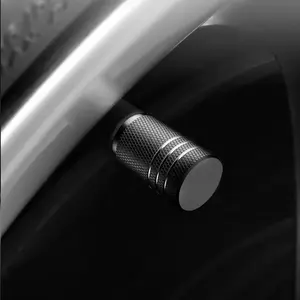 Car Tire Valve Core, Universal Tire Valve Screw Cap, Solid Color Fashionable Tire Valve Cap, Tire Repair & Fitting Tool for Decoration, Tire Maintenance, Auto Parts