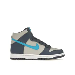 Nike Kid's Dunk High Light Bone Diffused Blue, from StockX