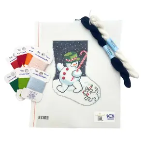 Snowman Ornament Size Bauble Stocking Kit