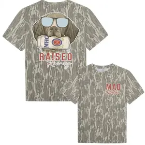 Funny MHC Raides Rowdy Bottomland Mossy Oak Camo Tee, Vintage Hunting Camouflage Shirt Men Women, Unisex Streetwear Outdoor Camo T-Shirt, Oversized Cotton Tactical Style Top