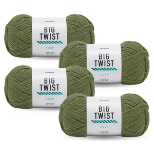 Big Twist Hush 4 Pack Bulky Polyester Yarn