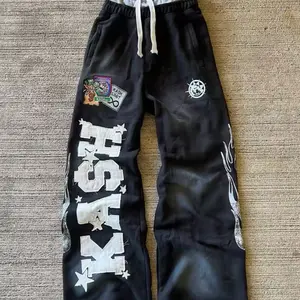 Gothic hip KASH brand Baggy sweatpants Casual Streetwear Trousers Casual Comfy Trouser