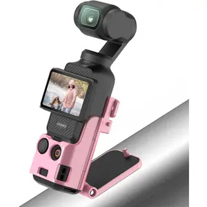 Mount Stand Compatible with   Pocket 3, Upgraded Pocket3 Accessories Adapter Clamp  Suction Case Holder  Desktop, Vertical Surface, 180? Adjustable Handle,