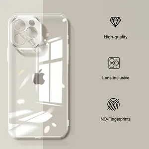 Clear Ultra Thin Silicone Soft TPU Case For iphone 15 14 Plus 13 12 Mini 11 Pro Max XS XR 7 8 Transparent shockproof S capa