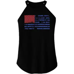 USA Flag Tank Top Women Halter Sleeveless Tops Patriotic 4th of July Shirts Distressed Graphic Summer Racerback Vest