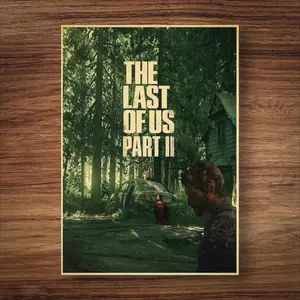 [Sale up to 45%] The Last of Us Part II Cinematic Retro Poster  Poster,  The Last Of Us Game II  Poster Wall Art Wall Prints  Home Decor [No Frame] Matte Gift