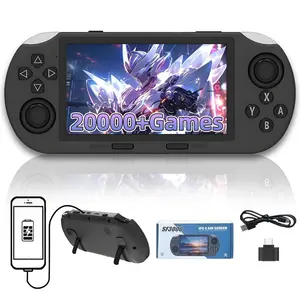 Portable Handheld Game Player, 4.5 Inch IPS Screen Retro Video Game Console for PS1/GBA/SFC/MAME, Gaming Items, Gaming Products, Protective