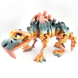 Prospect 3D - Jumbo Sabertooth Skeleton – 3D Printed Fossil Model (Bone Yard Collection)