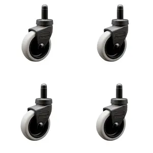 7570-L2 - Rubbermaid Mop Bucket Casters - 3" Non-Marking Wheel - Set of 4 - Service Caster