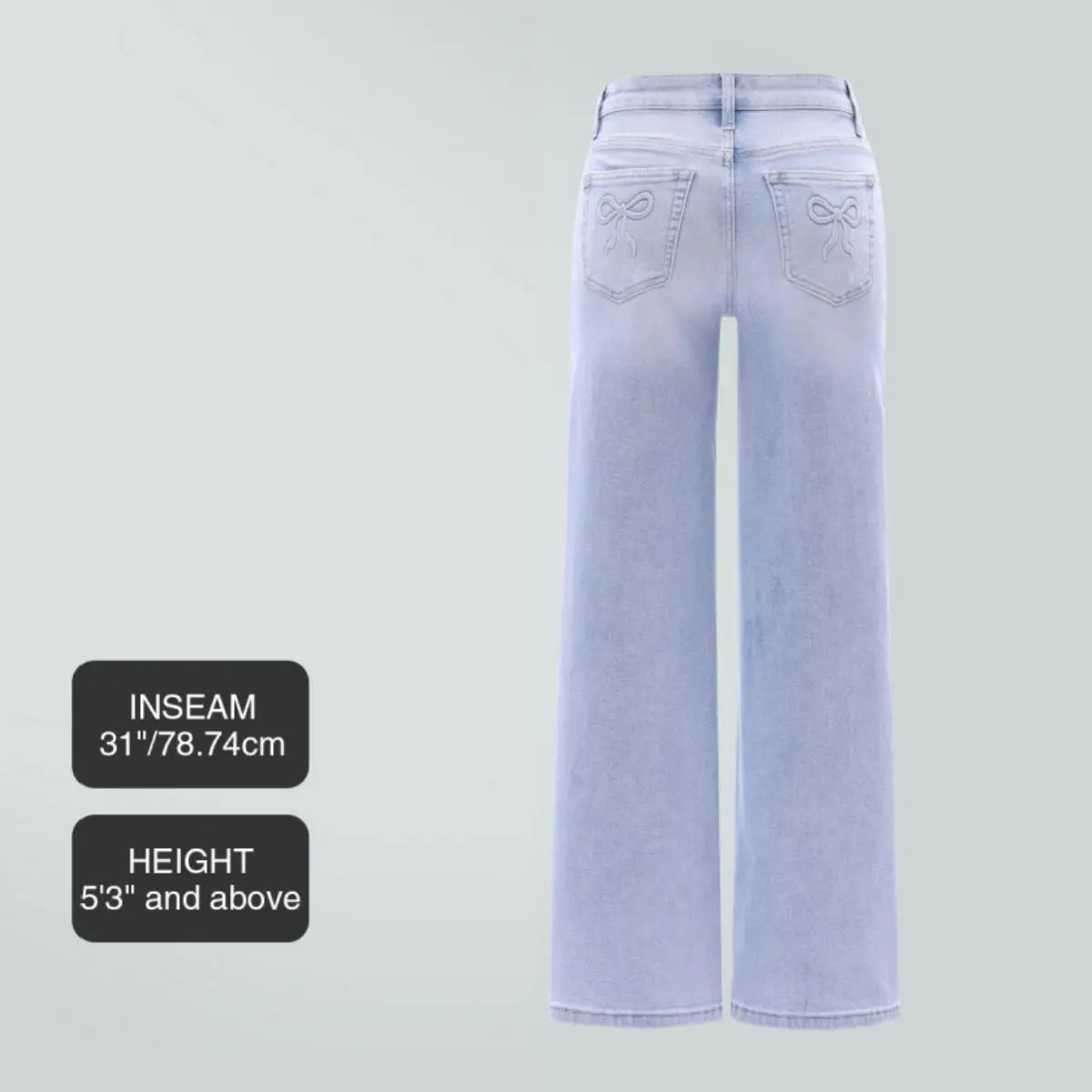 Light Blue-Baby Blue Bow