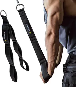 Tricep Rope Cable Attachment Handles, Greater Range of Motion, Tricep Pull Down Rope for Push Downs, Crunches, Facepulls for Professional Gym