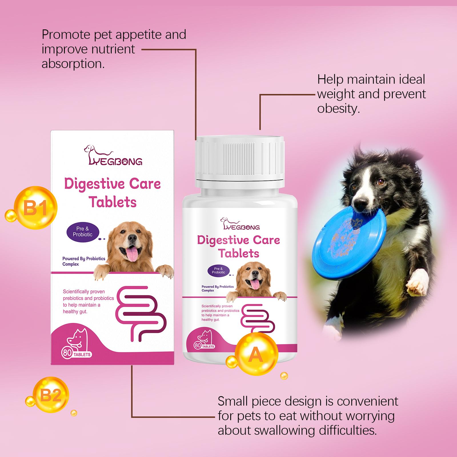 Dog Probiotic Tablets - Improve Gut Health, Balance Digestion and Absorption, and Provide Nutritional Supplements for Petslitter pellets, spray, litter tray, litter box, removal