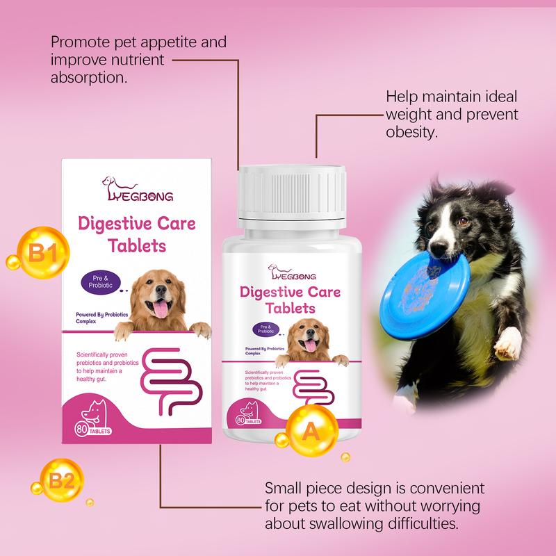 Dog Probiotic Tablets - Improve Gut Health, Balance Digestion and Absorption, and Provide Nutritional Supplements for Petslitter pellets, spray, litter tray, litter box, removal