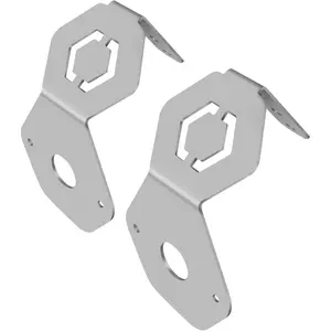 Watermelon Light Bracket, Turn Signals Bracket Watermelon Light, Stainless Steel Watermelon Light Mounting Plate 2 PCS - Without LED Light