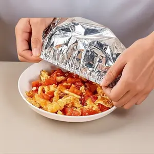 Aluminum Foil Insulation Dust Cover for Home Kitchen Use, Household Food Preservation, Dining Table Food Protection, Kitchen Heat Shield