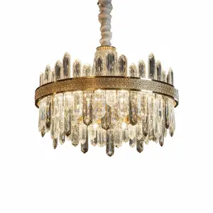 Golden Horizon Crystal Chandelier