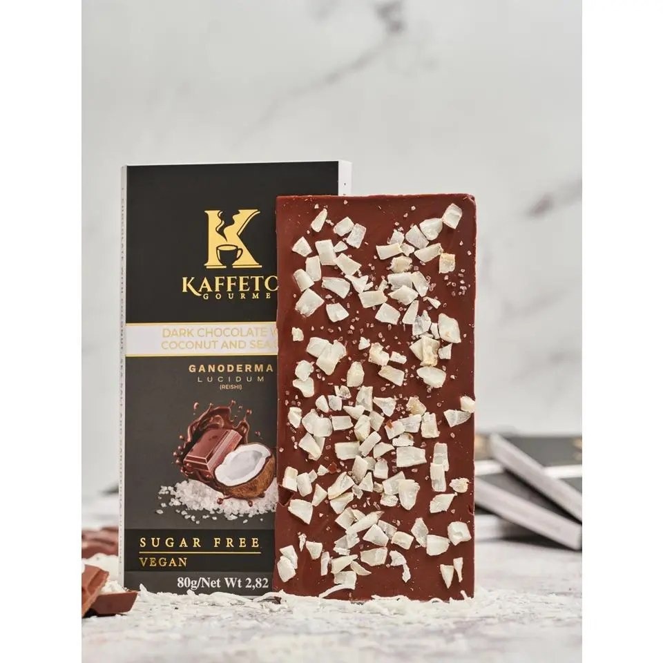 Coconut Value Pack: 3, 10, 25 Sugar-Free Coconut Sea Salt Dark Chocolate Bars