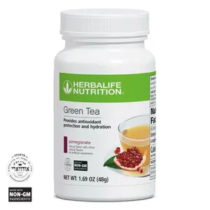 Herbalife Nutrition Green Tea Pomegranate Drink Mix - Refreshing Pomegranate Flavor for Hot or Cold Tea - Easy to Mix for Daily Wellness Routine