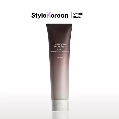 [haruharu wonder] Black Rice Moisture 5.5 Soft Cleansing Gel 100ml - Daily Cleanser, Low 5.5pH, Moisture Balance, Soap Free, For Sensitive Skin, Vegan