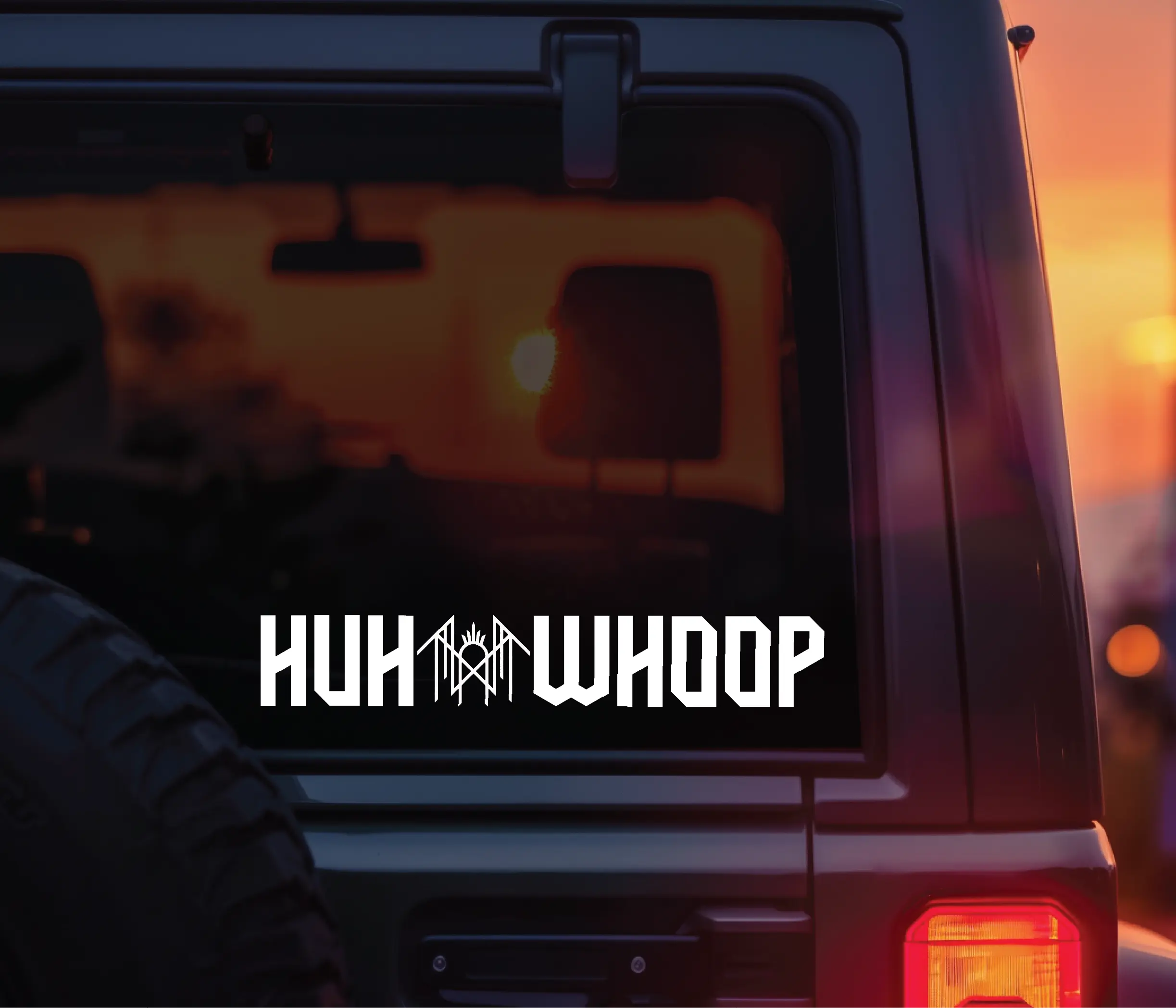 Huh Whoop Sleep Token Logo Emergence Even In Arcadia Car Decal for Vehicle Rear Window Decorative Sticker