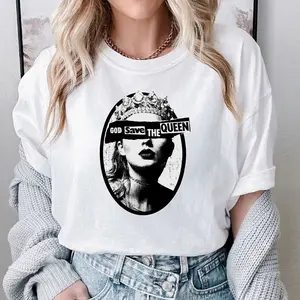 God Save The Queen Shirt Cotton Fabric