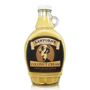 Lawford's Coconut Cream pancake syrup by Pioneer Valley