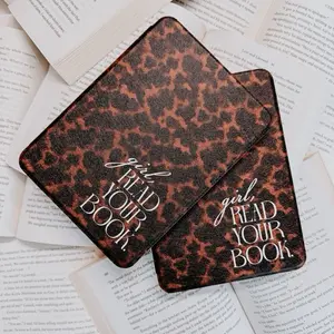 Girl Read Your Book Kindle Case | Clear Back Flip Cover for Kindle Paperwhite, Colorsoft | Protective Kindle Case | Book Lover Gift