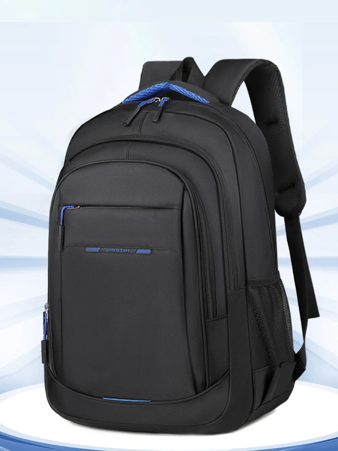 Unisex Large Capacity Backpack, Casual Business Travel Bag, Laptop Computer Bag, Laptop Compartment Backpack, Detachable Luggage Strap, Hands-Free Design, Daily Work Backpack, Work Business Backpacks