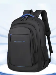 Unisex Large Capacity Backpack, Casual Business Travel Bag, Laptop Computer Bag, Laptop Compartment Backpack, Detachable Luggage Strap, Hands-Free Design
