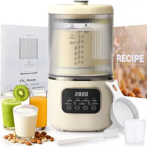 10 in 1 Nut Milk Maker Machine,58oz Auto Soy Milk Maker with 20 ,LED Display,Nut Milk Maker with 24H Delay Start&12H Keep Warm,Almond Milk Maker,Oat,Soy,-Based Milk,Juice for Homemade