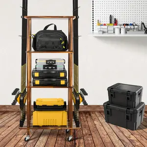 Three to Four-tier Cylindrical Mobile Storage Rack