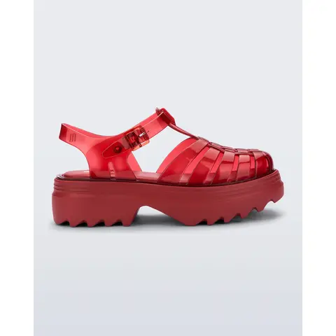 Melissa Possession Platform II Women's Jelly Fisherman Sandals - Chunky Heel Style, Open Toe Flatform, Fashionable Platform, Casual, Elevated for Work-to-Play Wear