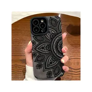 Mandala Mobile Phone Case, Designed With Intricate Floral Patterns And Swirling Motifs, Suitable For IPhone17/IPhone17 Air/IPhone17 Pro/IPhone17 Pro Max/16 Pro Max/15 Pro Max/14 Pro Max/13 Pro Max/12 Pro Max/11 Pro Max