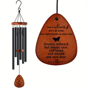 1pc Sympathy Gift Hanging Wind Chimes for Outside Memorial Gifts for Loss of Loved One Bereavement Gift Windchimes for Remembrance Condolence Home Decor Outdoor Spring Garden Patio