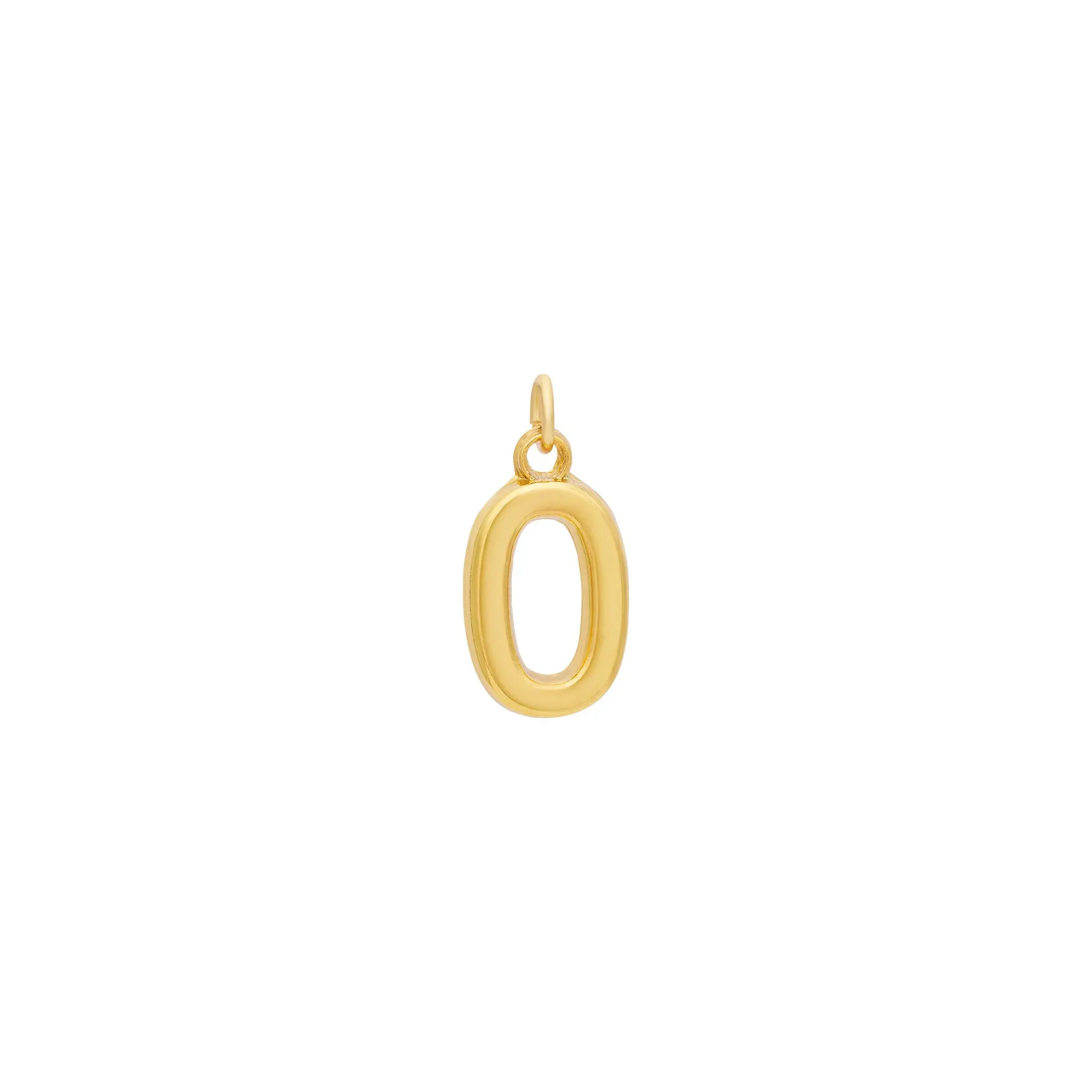 Gold Number Charms