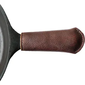 Leather Cast Iron Pan Handle Cover (Standard 4.5")