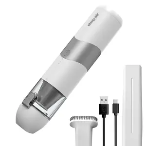 SHOP VAC Cordless Handheld Vacuum Cleaner, 5500Pa 65W Powerful Suction, Mini Vacuum with Attachments, Rechargeable 2500mAH Li-ion Battery, for Home, Office and Car