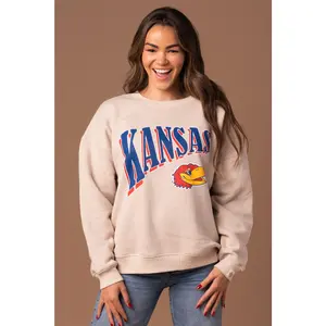 University of Kansas Banner Crew Neck