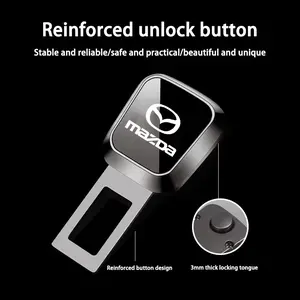 Car Seat Safety Belt Extender Clip, Mazda 3 6 Cx-5 2 Cx-30 Cx-3 Cx-9 Mx-5 Bn Gl Accessories, Adjustable Buckle Holder