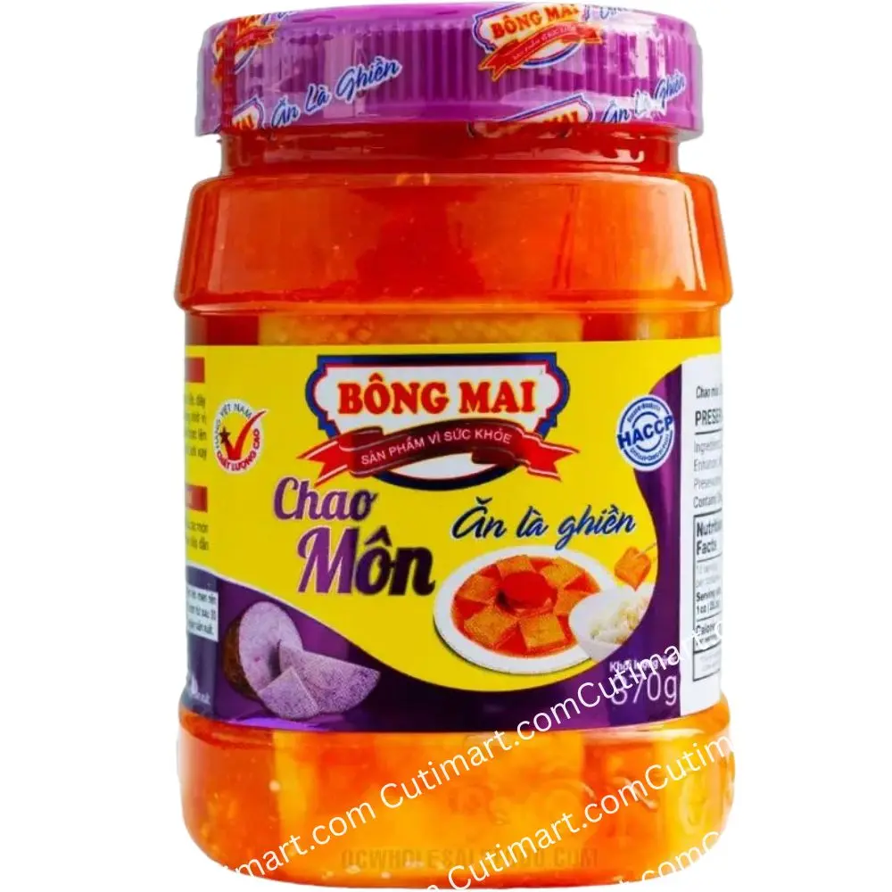 Bong Mai Preserved Taro Beancurd (Chao Môn Bông Mai) - 370g / 13oz