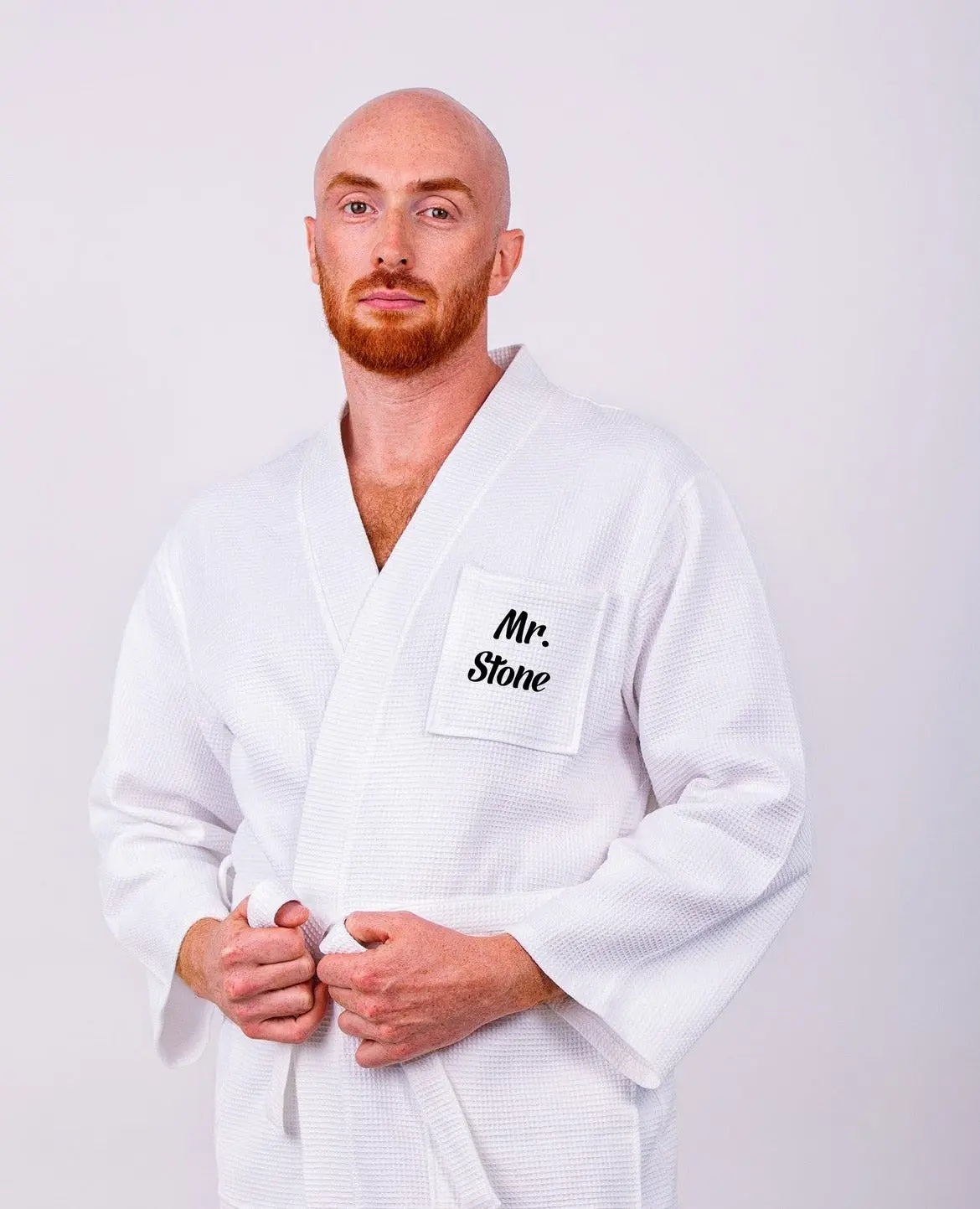 Men's Custom Long Bathrobe