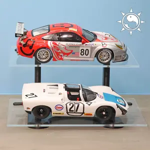 1:18 Diecast Model Car Display Stand, 2 Tier Acrylic Collector Shelf