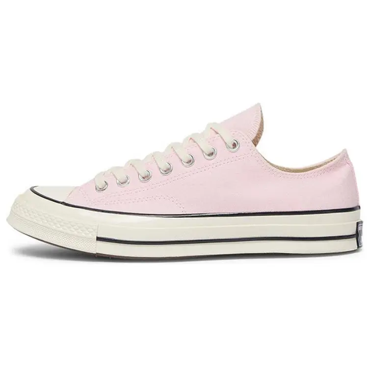 Converse Chuck 70 Low-Top Canvas Trainer Sneakers for Men and Women - Pink, Soft, Comfortable, Durable Trending Casual Footwear, House White Official Maison Mihara Flats