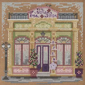 Tres Jolie Main Street - Beaded Cross Stitch Kit by Mill Hill