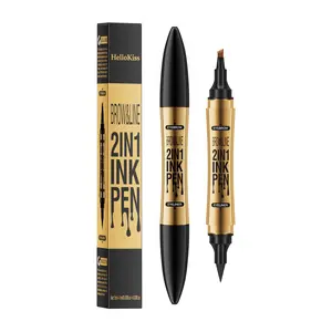 4-Prong Microblading Eyebrow Tattoo Pen, Hair-Like Microfilling Brow Pencil, Waterproof Sweatproof Smudge-Proof Fine Tip, Long-Wear 24HR Transfer Resistant, Build Feathery Natural 3D Wild Brows , Beginner Friendly Brow Makeup cream lasting eye micro-fork