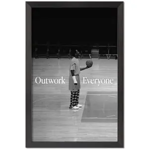 Kobe Bryant Motivational Poster Basketball OutworkEveryone Sports Art Canvas Print High Quality AAA+++Home Office Decor wall decor Room Decoration