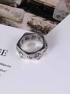 Punk Style Geometric Design Cuff Ring, Statement Multi Ring, Fashion Accessories for Both Men & Women for Party, Daily Clothing Decor, Trendy All-match & Exquisite Jewelry for Birthday Gift