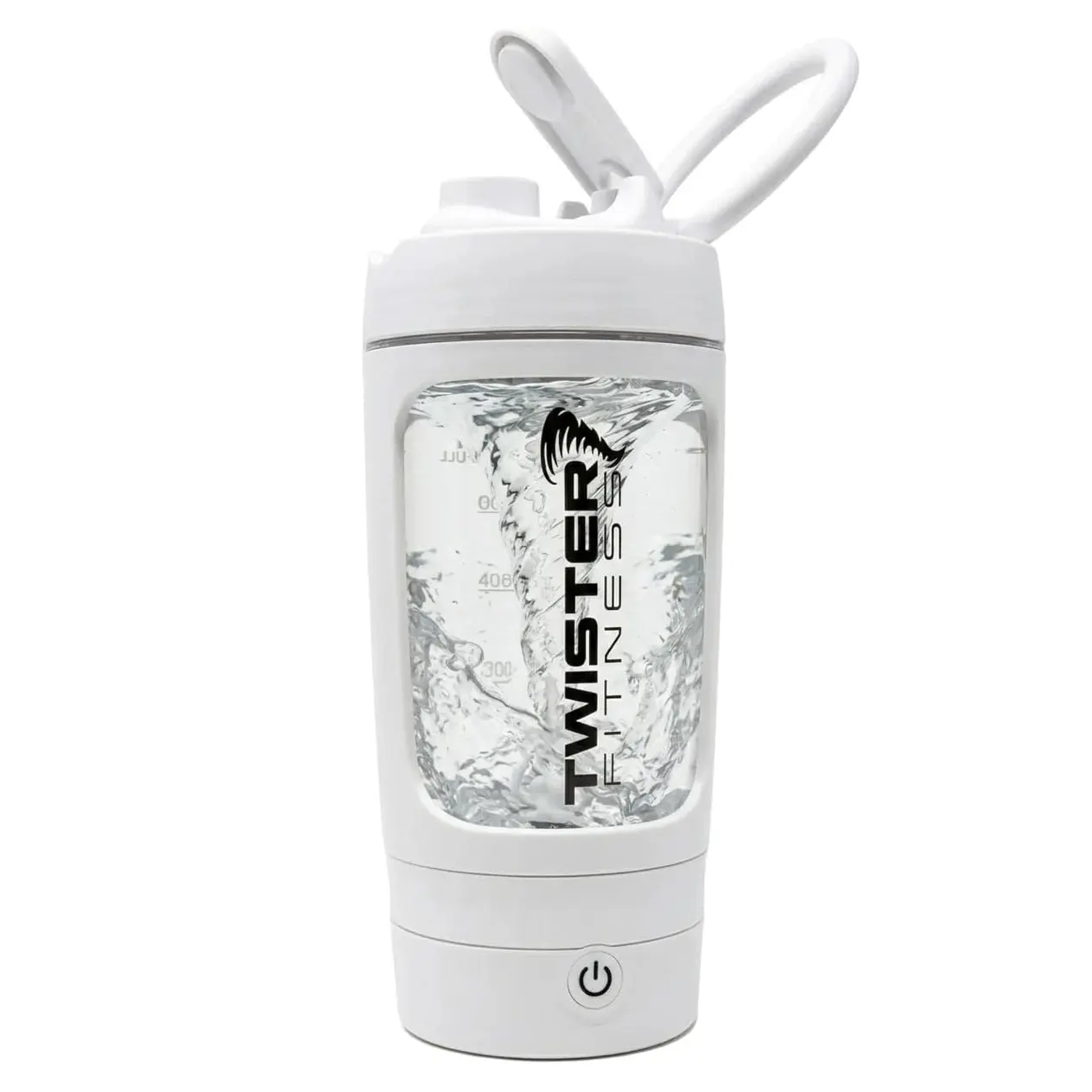 PULSE Electric Protein Shaker Bottle – White | 21 oz USB-C Rechargeable