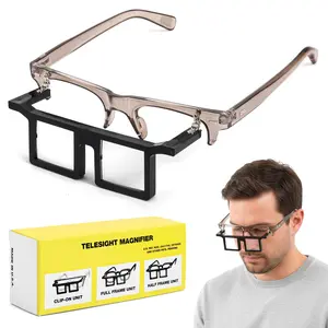 Telesight Half-Frame Hands-Free Magnifying Headset - for Jewelers, Low Vision Close Work (Office & Hobby Use)