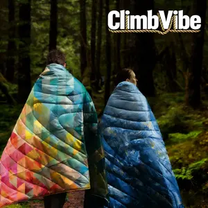 Original Puffy Blanket - Warm Puffy Camping Blanket, 100% Recycled Polyester Insulation, Lightweight, Packable, Water-Resistant, Outdoor Puffer Blanket